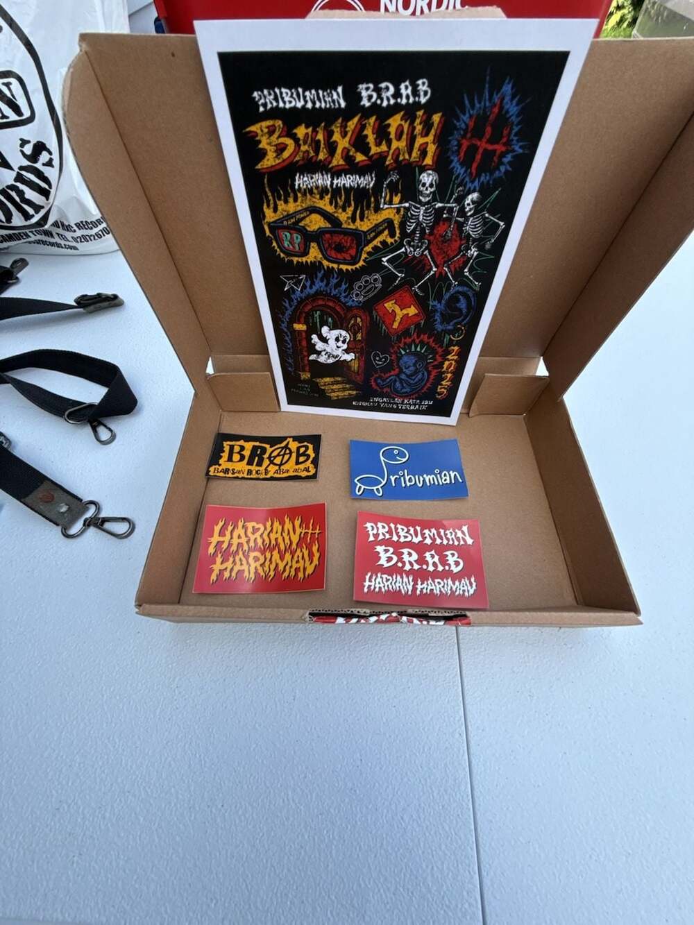 Pribumian BRAB Harian Harimau Poster and Sticker Pack